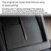 For Tesla Model 3 Y Juniper 2026 Silicone Wireless Charging Pad Non-Slip Mat Dust-Proof Charger Protect Cover Car Accessories