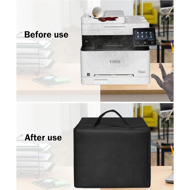 Oxfords Fabric Printer Dust Cover With Handle And Bottom Opening For Printer
