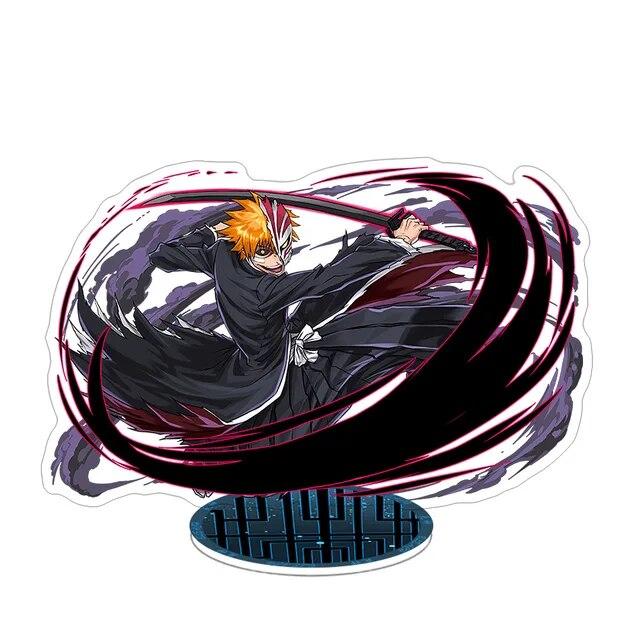 Hot Anime BLEACH Figure Kurosaki Ichigo Urahara Kisuke Aizen Sousuke Cosplay Acrylic Stand Model Plate Desk Decor Standing