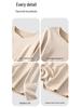 Peach Heart Collar Cashmere Silk Thermal Underwear Set – Women's High Waist Autumn/Winter Clothes and Pants