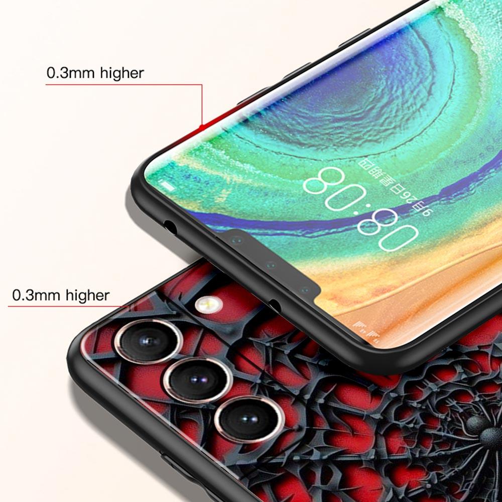 Spider Web Phone Case for Samsung Galaxy S26 S25 S24 S23 S22 S20 S21 FE Ultra S25 Edge Plus 5G Soft TPU Cover Fundas Capas Bags