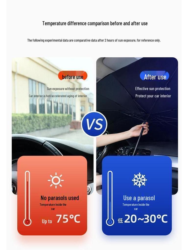 Infiniti Q50L/QX50/QX60/Q70L Windshield Sunshade - Heat & UV Protection