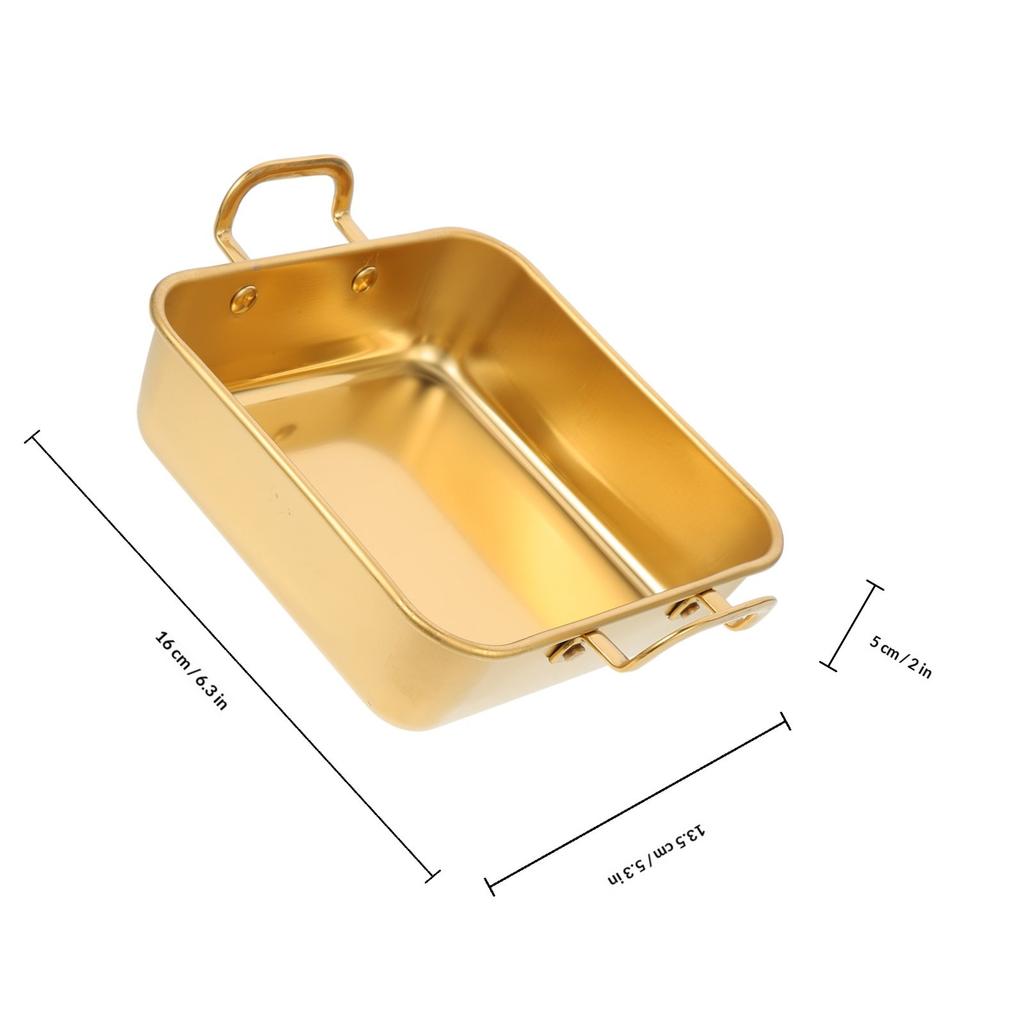 Stainless Steel Square Pan 20X20Cm Baking Tray For Cake Bread Mousse Tiramisu Non-Stick Rectangle Bakeware Kitchen Snack