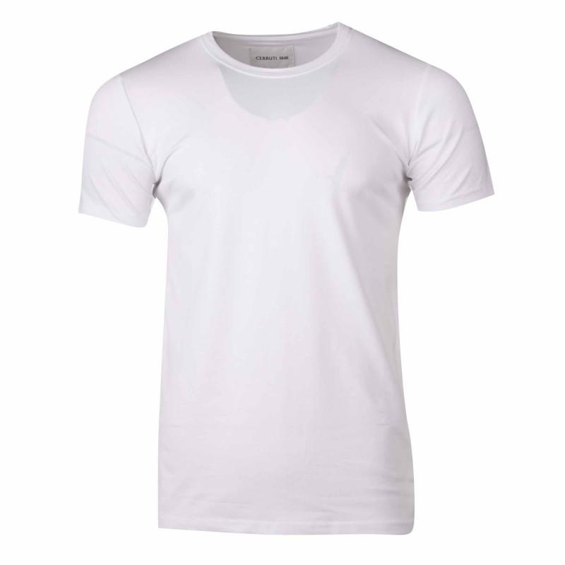 Men's Plain Round Neck T-shirt CERRUTI