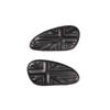 Tank Knee Pad for Royal Enfield "Interceptor 650 Union Jack Black White Thread"