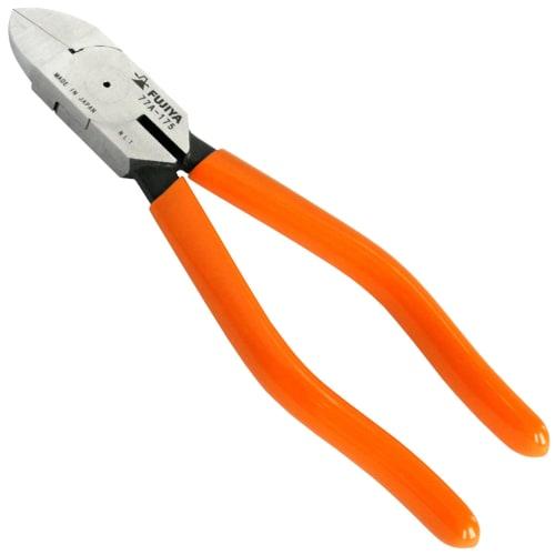 Fujiya Electrical VA Nippers (Straight Blade), 175mm, Mirror Finish, Ideal for Cutting VA Wire, 77A-175