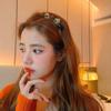 Grab  Clip Easy Pulling Up Cartoon Colorful Flower Shaped Non-slip Hair Claw Clips