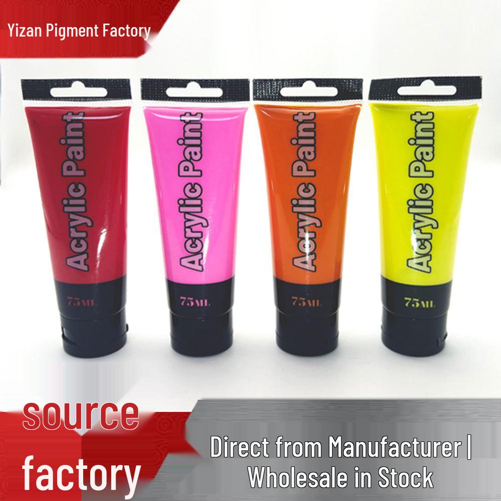 Acrylic Paint 75ml Tube - Waterproof Student Art & Wall Paint