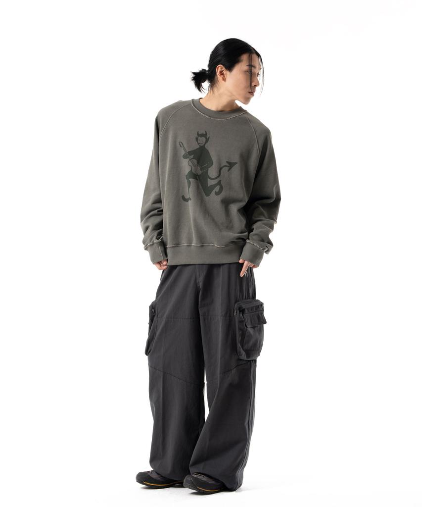 AAKAM Zip Cargo Pocket Pants (Dark Gray)