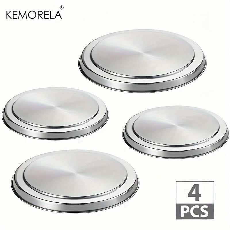 

4PCS Electric Stove Burner Covers Rustproof Stainless Steel Round Oven Cover Plates Hob Stove Easy Clean Stove Burner Covers