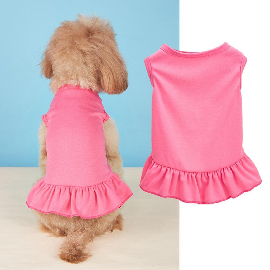 Pet Clothes Spring Summer Pet Breathable Comfortable Clothes Cute Printed Pet Clothes for Cats Pet Clothes for Large Dogs Female