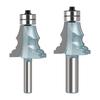 Frame Molding Router Bit Metal Door Bucket Line Knife Portable Handrail Knife Replacement for Woodwork Handrail Knife