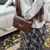 This Year, the Popular Retro Niche Soft Leather Square Bag 2025 New Fashion Versatile Casual Shoulder Messenger Bag