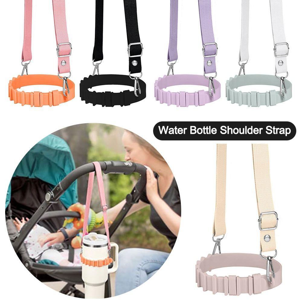 Adjustable Water Bottle Holder Universal Silicone Cup Holder Portable Carrying Straps  Travel