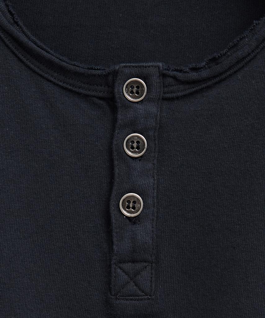 LMOOD Elliott Garment Henley Neck T-Shirt (2 Colors)