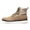 Botas de Trabalho Casuais de Cano Médio Vibram Botas Masculinas Marrom A4216D82