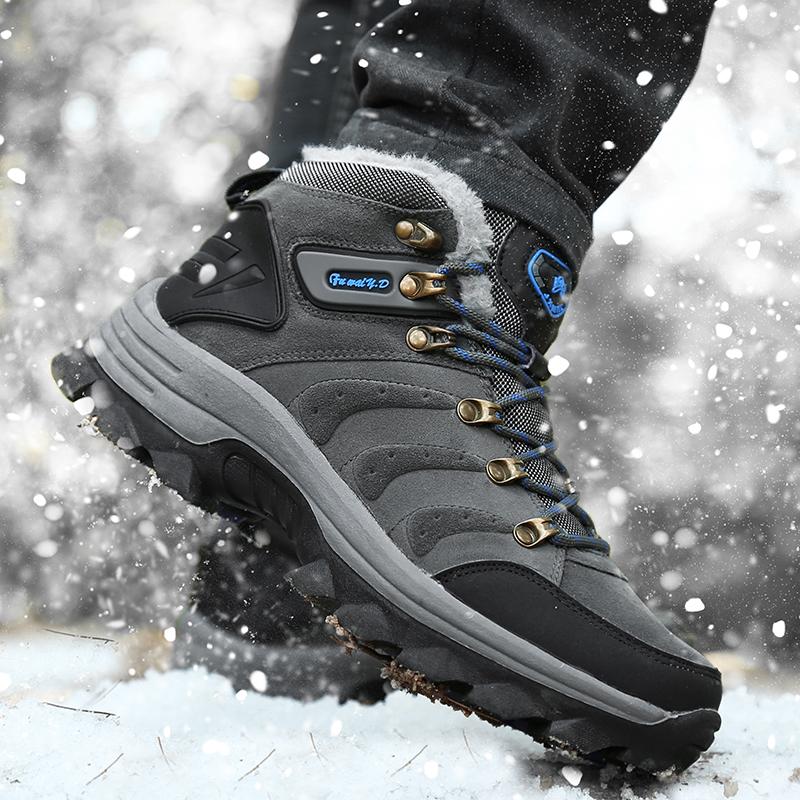 Мужские брендовые зимние ботинки для снега — фото 15