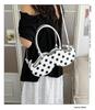 2025 Japanese Cute Polka Dot Irregular Handheld and Crossbody Beard Bag
