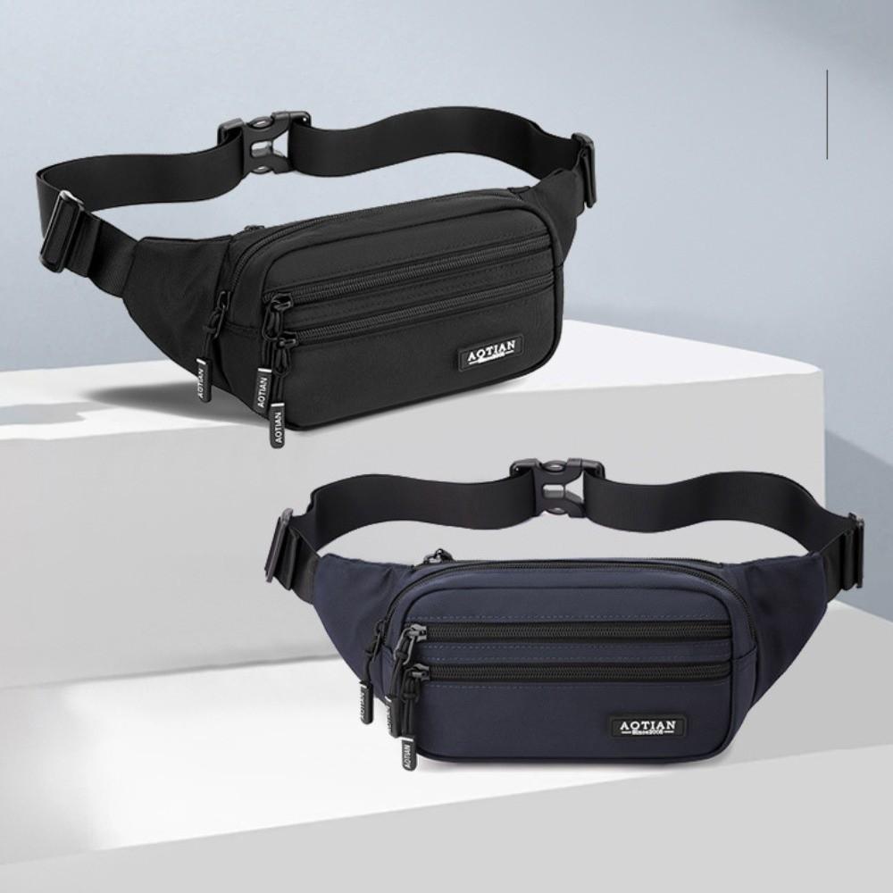 Large Capacity Sports Phone Bag Wear-resistant Men Chest Bag Running Waist Bags  Fanny Phone Pack