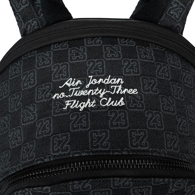 Jordan Monogram Series Checkerboard Badge Backpack Unisex backpack Blue Black JD2543010AD-001