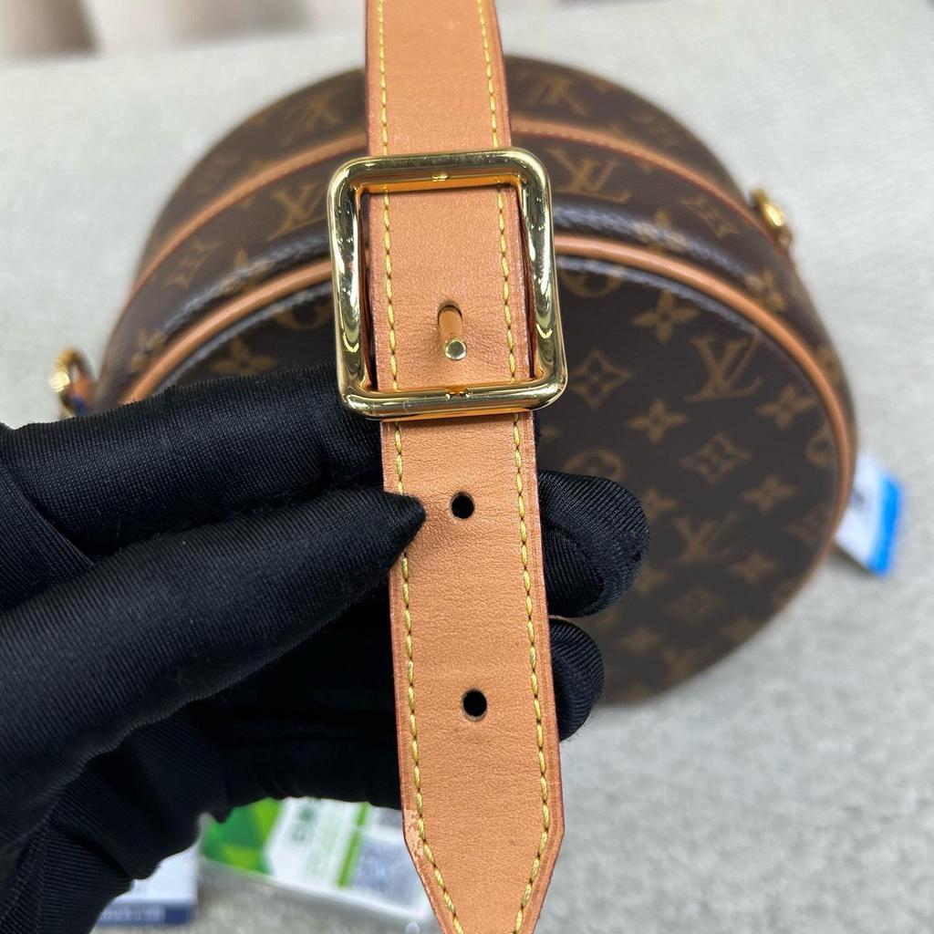 [Pre-Owned] Petite Boite Chapeau Monogram Canvas Leather Shoulder Bag Medium - Very Good #1PWMWUP