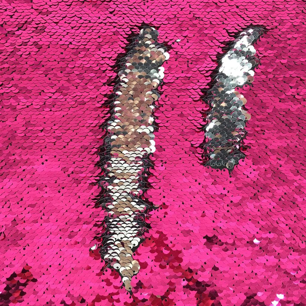 5mm Double-sided Flip-on Sequin Fabric for DIY Clothing, Bags ,background Wall Decoration of The Home