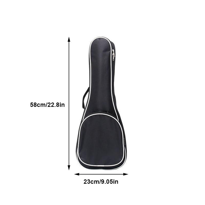 Ukulele Gitarrentasche 21/23/26 Zoll Verdickt Wasserdicht Oxford Nylon Einzelne Träger Baumwollgepolstert Gitarre Ukulele Rucksack