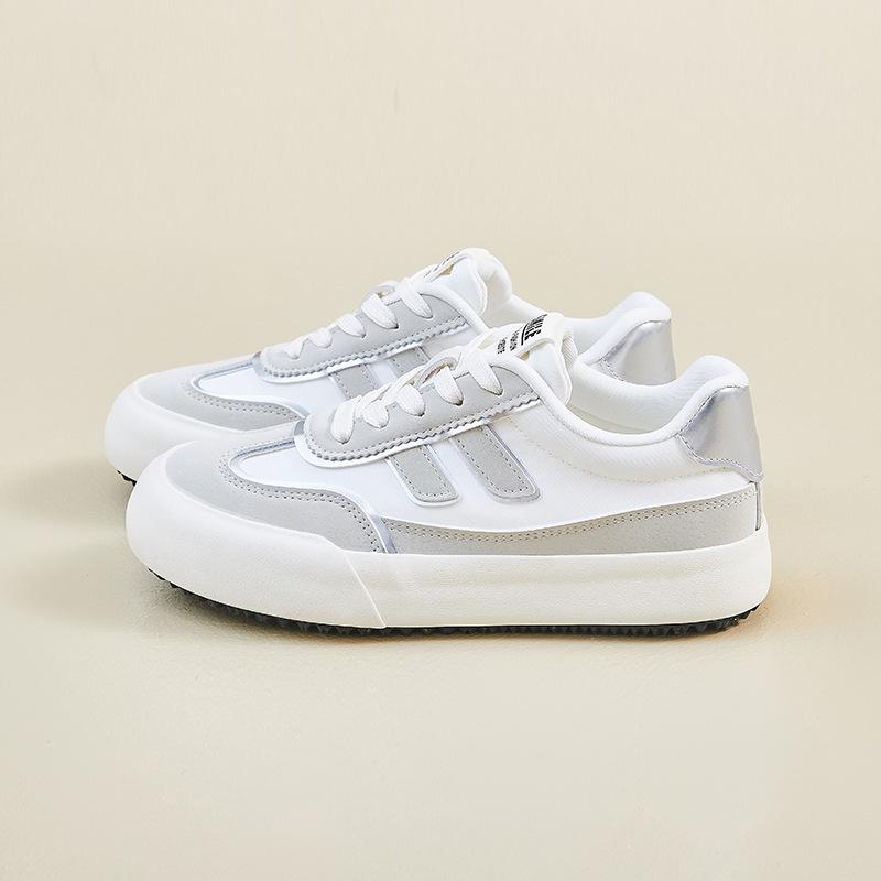 Women Shoes 2025 Spring Autumn New Breathable Non Slip Platform Sneakers Comfortable Height Increase Lace-up Casual Shoe