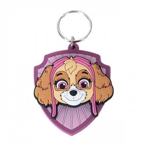 Paw Patrol PVC Skye Spinner Keyring