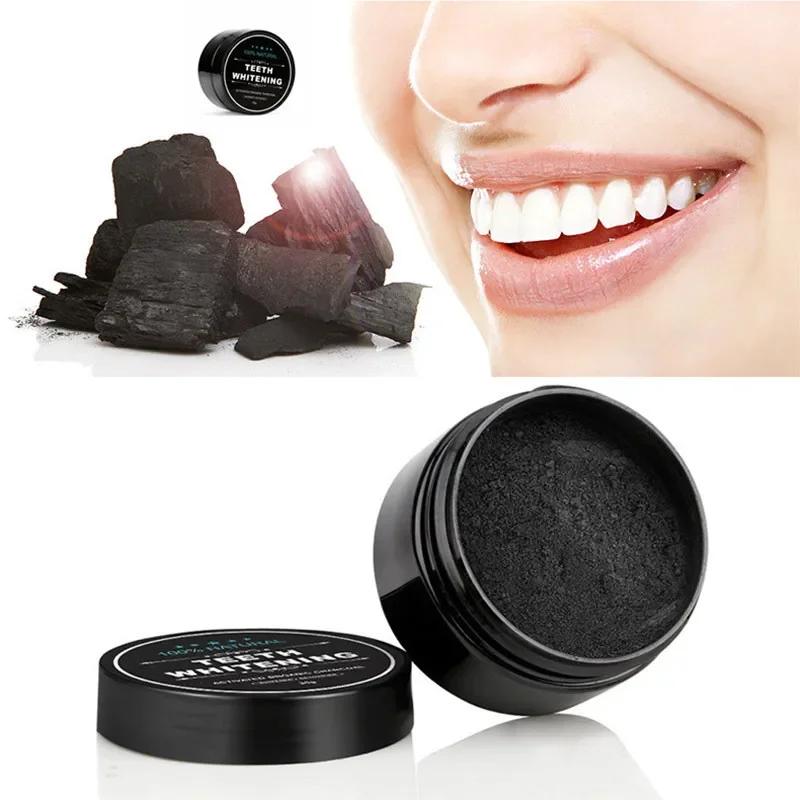 White Teeth Toothpaste Teeth Whitening Scaling Powder Oral Cleaning Packing Premium Activated Bamboo Charcoal Powder 30g
