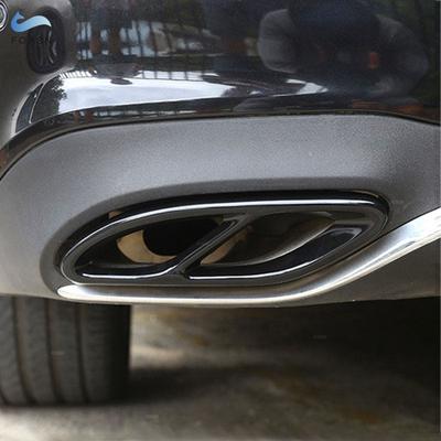 Car Tail Exhaust Pipe Output Cover For Mercedes Benz A B C E GLC GLE GLS Class C207 W205 Coupe W176 W212 W213 X253 W166