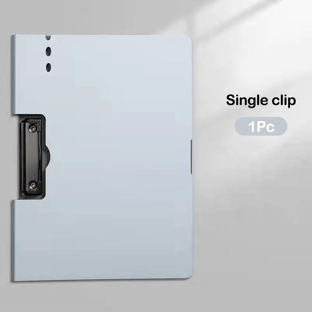 A4 Document Folder Office Stationery Student Test Paper Organizer Lecture Notes Clip File Folder Speech Script Storage