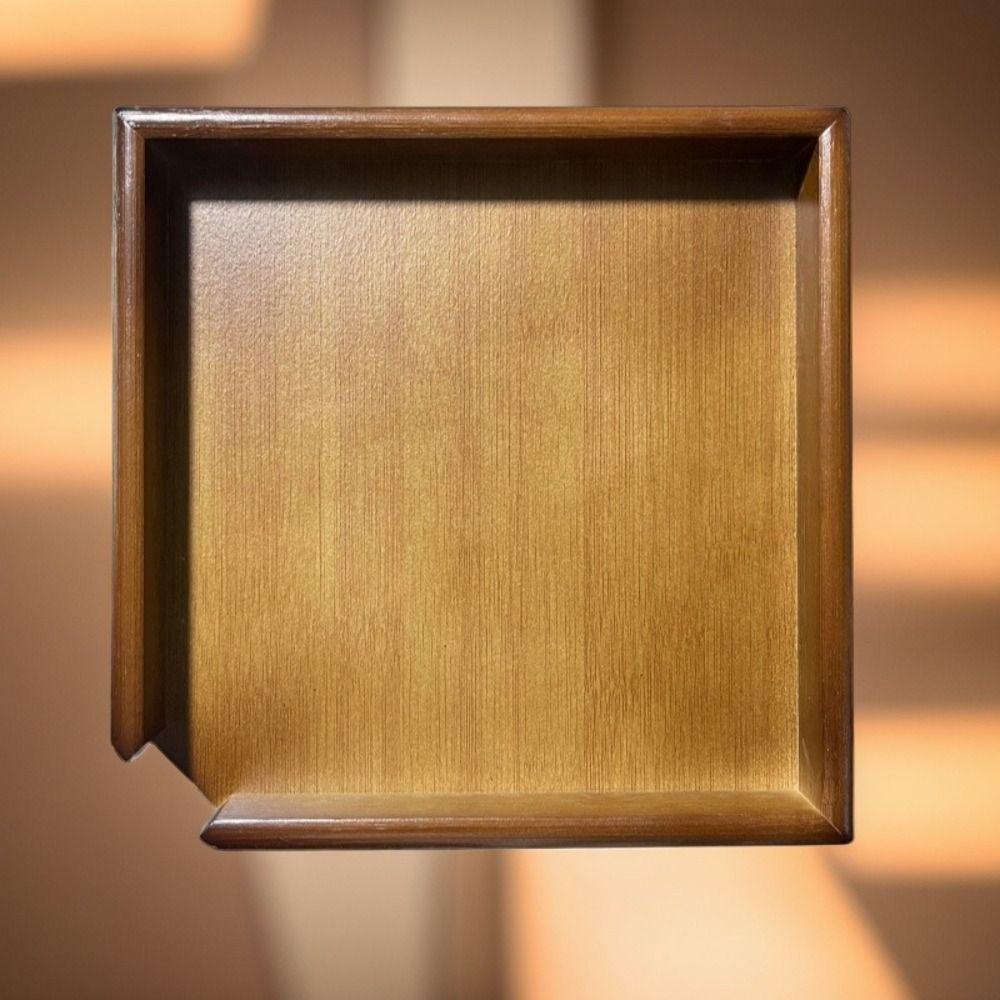 Creative Square Tea Set Tray Blackwood Chinese Style Bamboo Tea Box Canister Tea Service Gadgets Tea Plate Teaware