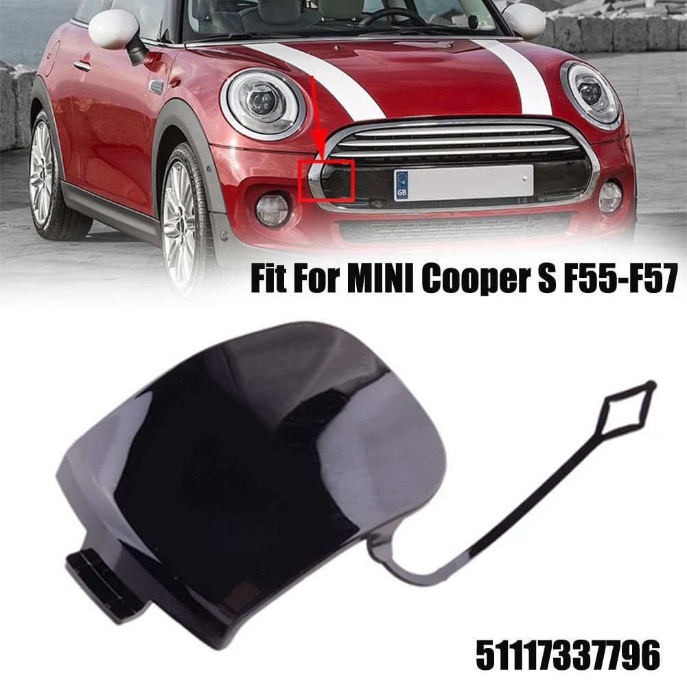 Bumper Tow Hook Cover For BMW For MINI For Cooper S F55-F57 Front Bumper Right Lower Side  Eye Cap Plastic 51117337796