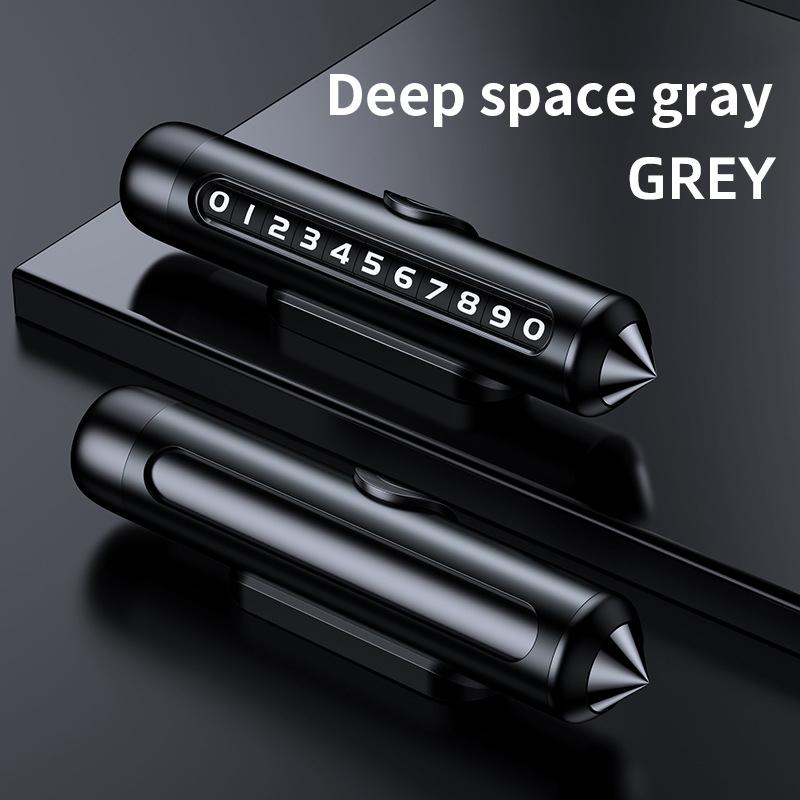 Auto Temporäre Parkkarte Leuchtende Telefonnummer Karte Kennzeichen Telefonnummer Park Stopp Aufkleber Fensterbrecher Auto Zubehör