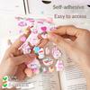 Noctilucent 3D Cute Animals Fart Peach Stereo Relieve Stress Decals Cartoon 3D Relief Sticker Diy Decor Stickers Supplies