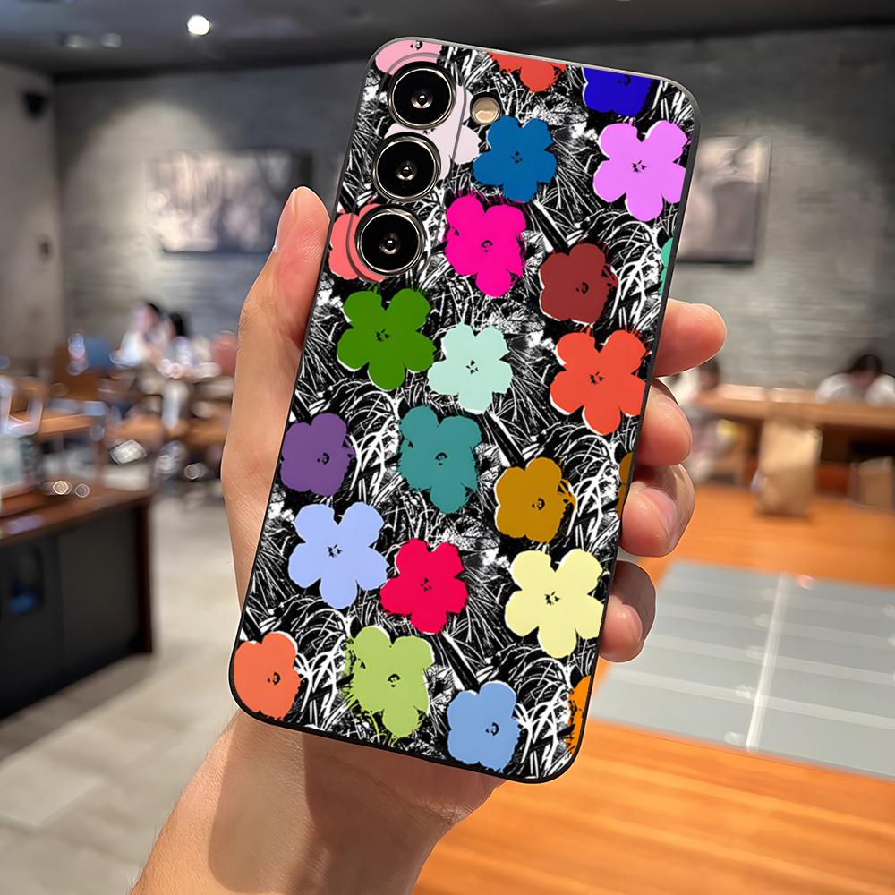 Andy Warhol Art Phone Case For Samsung S23 Ultra S24 S22 S20 Fe S21 Plus Galaxy A54 A34 A24 A53 A13 A16 Back Cover