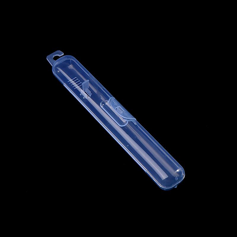 1Pc Transparent Toothbrush Storage Box Cases Hygienic Travel Portable Holder Container Toothbrush Box Organizer Bathroom Tools