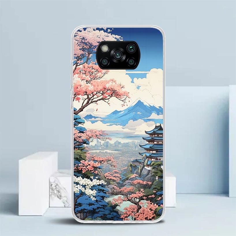 Anime Aesthetic Scenery Phone Case For Xiaomi Poco F7 Ultra X5 X6 X7 Pro M7 Redmi 15C 15 13C 13 12C 12 10C 10 10A 9 9C 9A 9T Cov