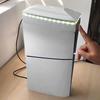 Console Cooling Fan with Dust Cover Colorful LED Light 3 Speed Top Cooling System Cooler Fan for  Slim Console Disc/Digital