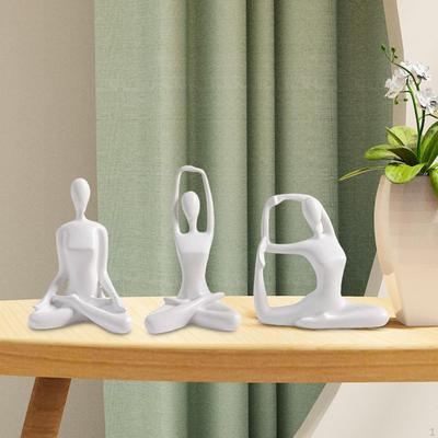 Statue for Women, 3 Pieces, Figurine, Modern And Creative Resin Craft Sculpture, Ornament