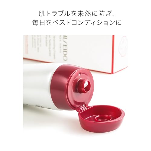 SHISEIDO Hautpflege Tiefenreinigender Schaum 125g | Gesichtsreiniger & Seife | Schaum | Erfrischender Grün-Blumiger Duft | Porenverfeinernd | Shiseido