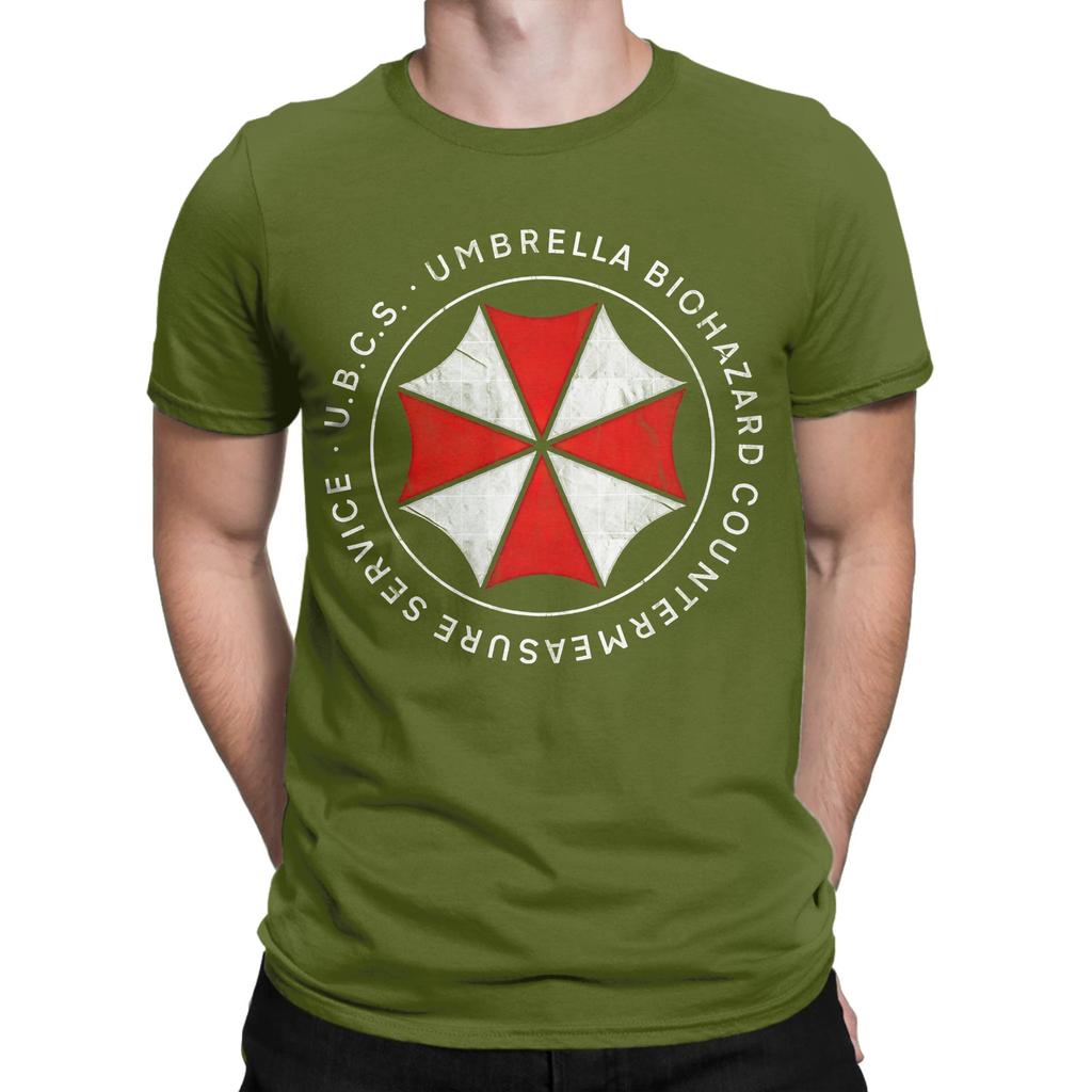 Umbrella Biohazard Countermeasure Service Resident Evil Novelty 100 Cotton Tshirt Resident Evil Tops Tees For Unisex