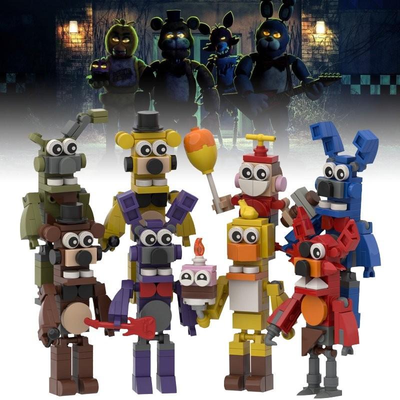 Five Nights At Freddys 8pcs Assembling Building Blocks Toys Tabletop Decoration