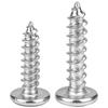 Stainless Steel Self-Tapping Flat Head Hex Screws (Chamfered) M5-M10