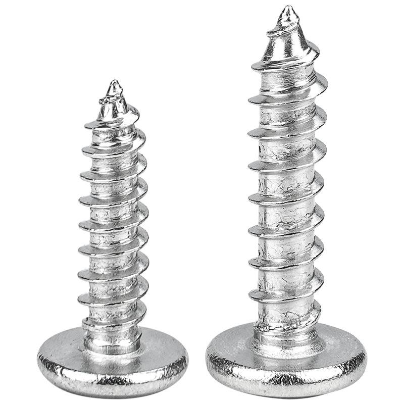Stainless Steel Self-Tapping Flat Head Hex Screws (Chamfered) M5-M10