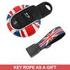 Car Key Case Cover Chain Shell Decorative Protection Fob Holder For Mini Cooper F54 F55 F56 F60 One D S Clubman Accessories