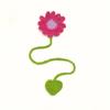 Hand-crocheted Wool Bookmark 4 Strands of Milk Cotton Hand-woven Flower Bookmark Butterfly Bookmark Can Be Pasted