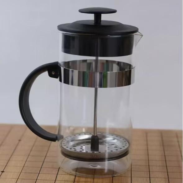 French Press Glass Tea & Coffee Infuser - Home Use Cold Brew Pot