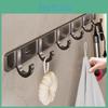 Aluminum Hook Punchfree Space Bathroom Kitchen Coat Towel More Hanger